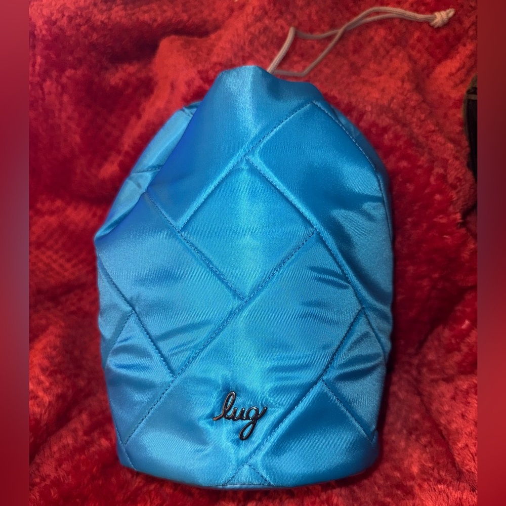 Lug Tumbler Sky Blue Drawstring Travel Pouch